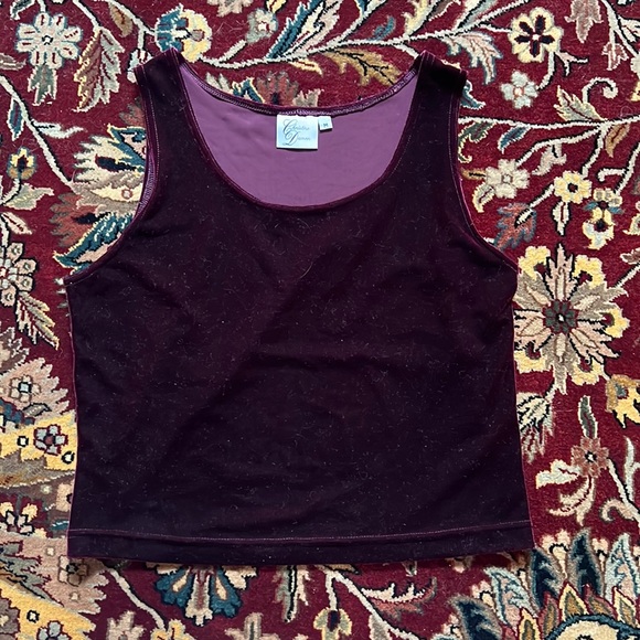 Velvet Tank Top - Picture 1 of 4